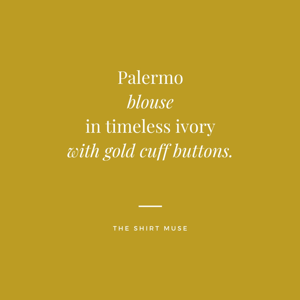 Palermo Blouse - Casual Ivory Blouse