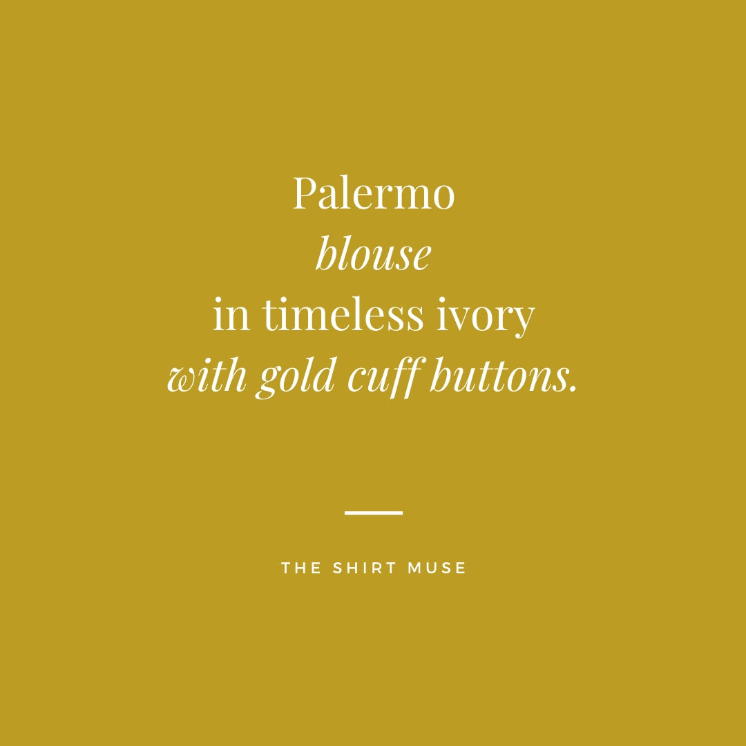 Palermo Blouse - Casual Ivory Blouse