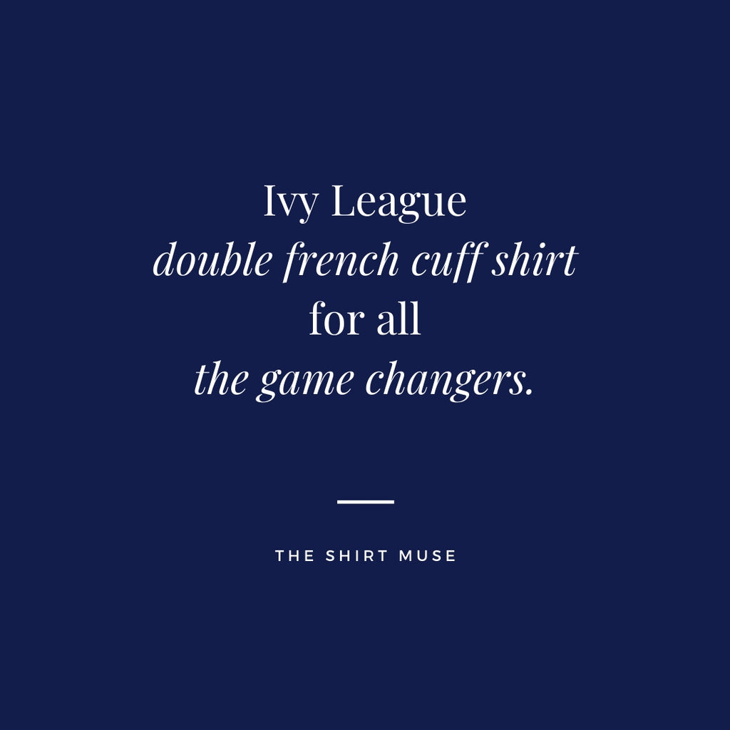 Ivy League - Denim French Cuff Shirt