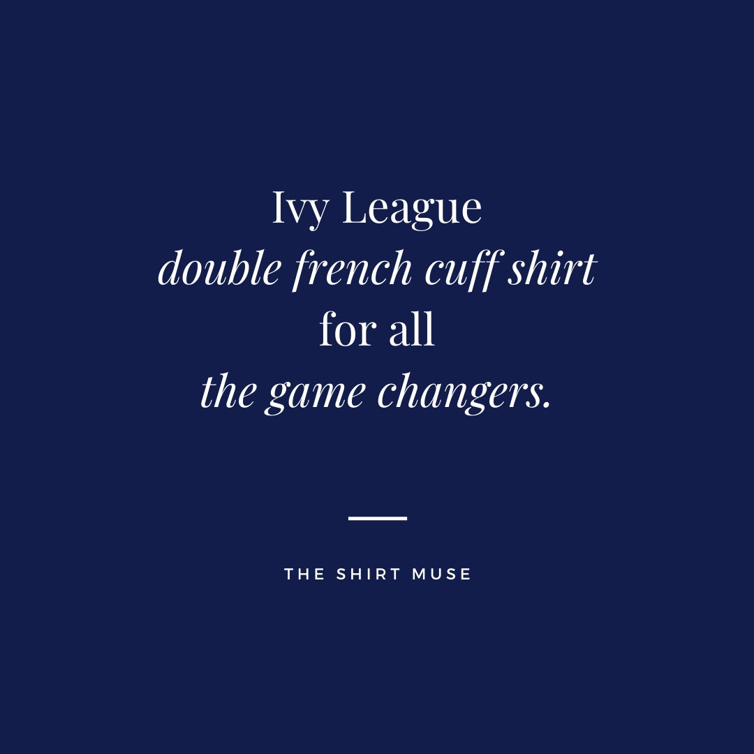 Ivy League - Denim French Cuff Shirt