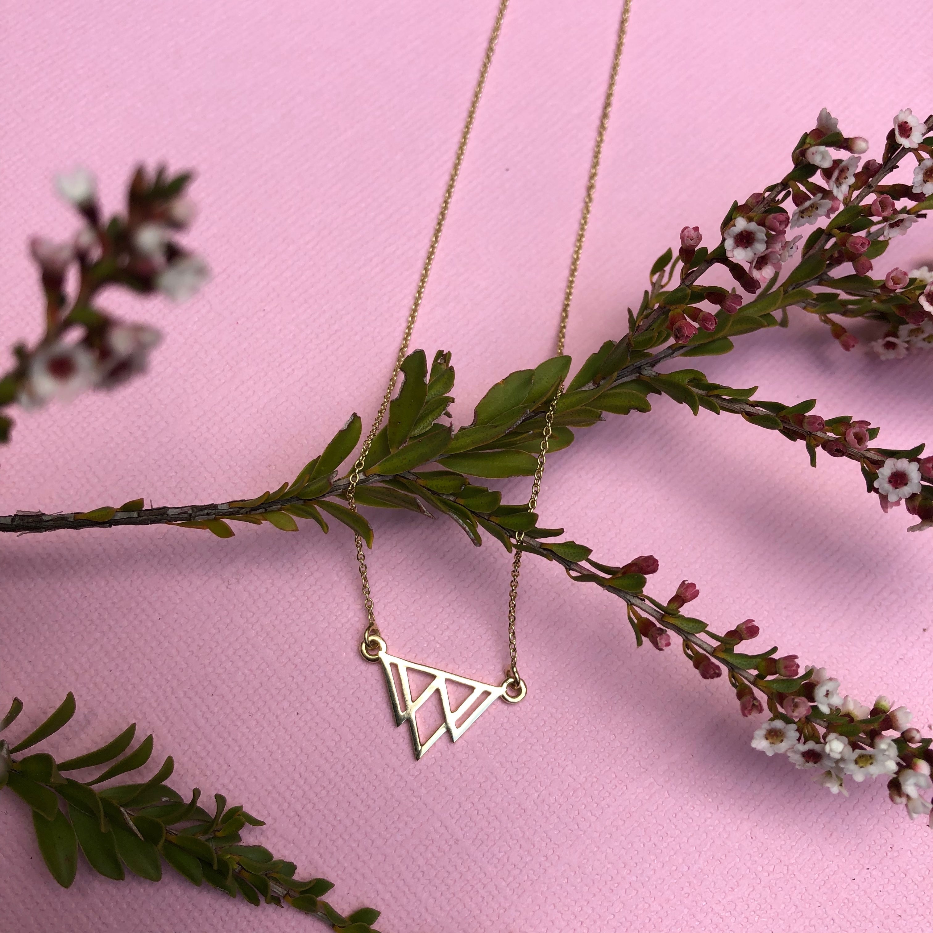 Gold Collar Cuffs Courage Necklace