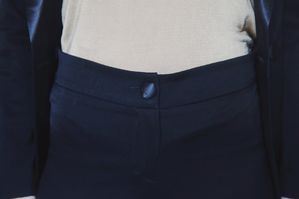 Women's Cigarette Tux Pant