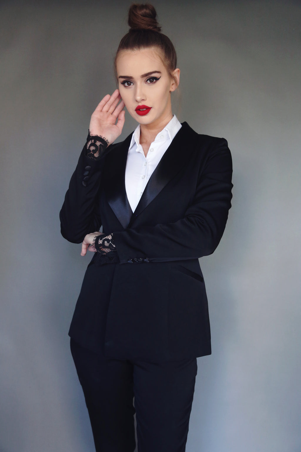 Women's Cigarette Tux Pant