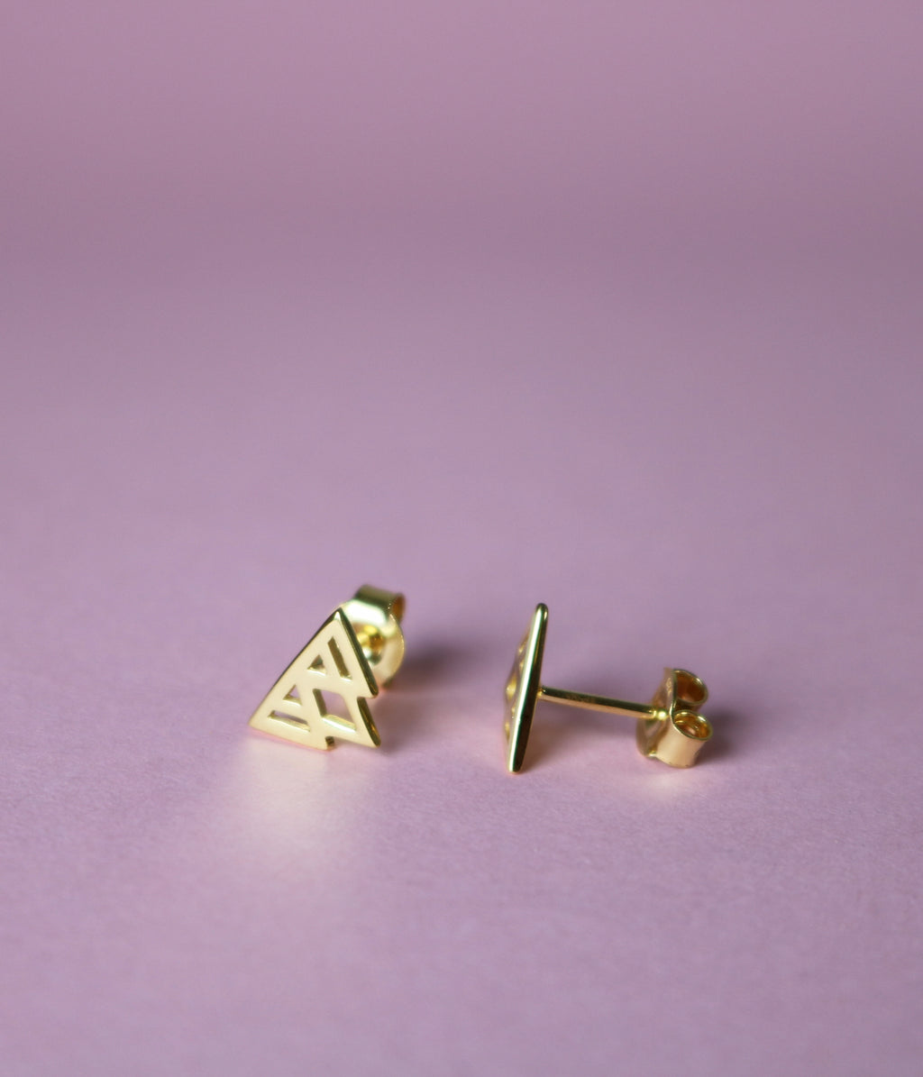 Gold stud Earrings