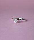 Silver Ring - Collar Cuffs Courage Symbol
