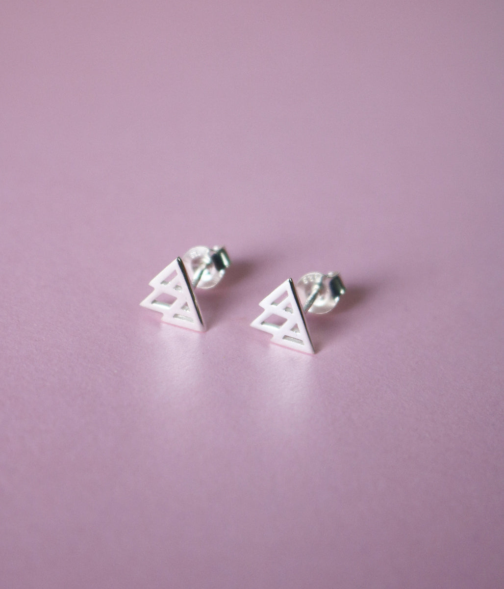 Silver Stud Earrings